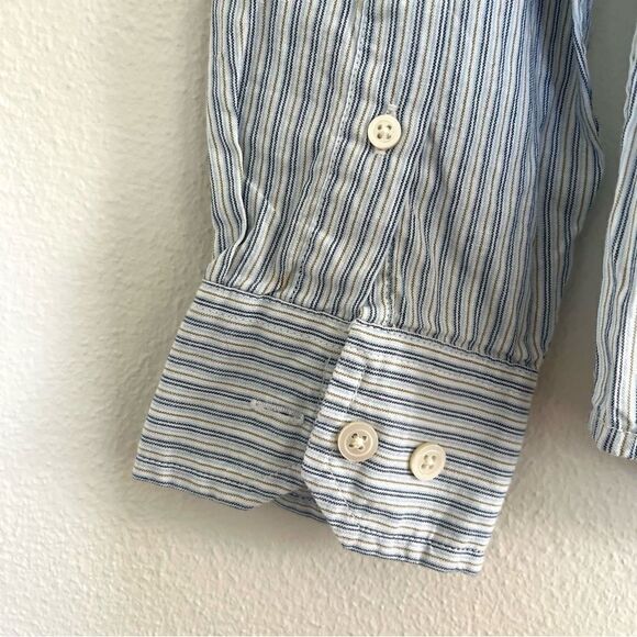 Arizona Jean Company Men’s Striped Button Down Shirt Size S - Picture 4 of 5